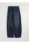 Indigo Balloon Fit Women's Jean Pants - 5