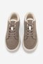 Women's Sneaker Lace-Up Thick Sole Sports Shoes Domen Mink Suede - 7