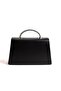 Black Small Size Women's Evening Dress Single Compartment Silver Accessory Hand and Chain Strap Shoulder Bag - 3
