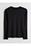 Black Crew Neck Women's Bodysuit - 5