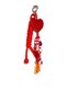 Valentine's Day Special Heart-Shaped Jelly Love Charm – Handmade Bag Ornament Keychain - 3