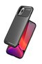 حافظة سيليكون متوافقة مع هاتف iPhone 12 Pro من STSR - أسود - 3