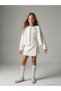 Lcw Kids Elastic Waist Girls' Tweed Shorts Skirt