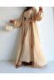 Beige Inna Abaya Set - 2