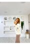 Modal Textured Embroidered Circular Neck Sweatshirt - 4