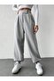 Women's Elasticated Hem Fabric Trousers - 5