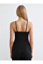 Black U-Neck Strap Women's Covered Tank Top from Guliis Store - 4