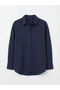 Striped Oversize Women's Shirt (S6) - 5