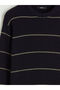 Esvab • Modern & Distinctive Zero Roba Collar Striped Wool Blend Men's Knitwear Sweater - 7