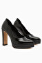 Ragni Black Platform Heeled Women's Shoes - 3