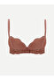 Underwire Half Padded Lace T-Shirt Bra - 2
