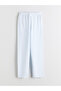 M&B Collection White Shirt Collar Striped Girls' Pajama Set - 5