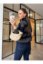 Anthracite-Navy Blue Scarf Knit Cardigan - 251111 - 3