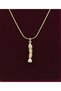 Gold Chain Luck Necklace with Colorful Enamel Embroidered Moving Fish Figure - 5