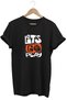 Lets Go Play Basketball Printed Unisex Basic 100% Cotton T-Shirt