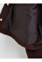 Vizyon New Season Shirt Collar Oversize Women's Plush Jacket - 7