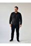 Sparkling Choices from Shining Store Men's Sweatshirt with Turn-Down Roba Collar in Plus Size - 3