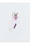 Two Mt Shop Quality Lcw Kids White Patterned Girls' Socks - 3