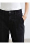 Black Wideleg Women's Jean Pants from Plus-Store - 3