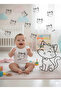 Fantastic Baby 2929 Cute Printed Suspender Bodysuit with Snap Fasteners - 2