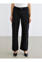 Black Wideleg Women's Jean Pants from Plus-Store - 2