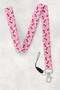 Pink Cherries Neck Strap, Neck Strap Lanyard, Card and Phone Holder - Bas074