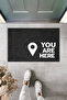 طباعة رقمية حديثة - YOU ARE HERE - سجادة - سجادة أمام الباب - 2