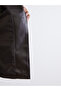 Nevavm Shirt Collar Women's Leather Look Jacket with a Difference - 8