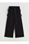 Nevavm Girls' Pants with Elastic Waist and Bow Detail - 4