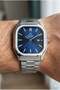 Navy Blue Dial Men's Wristwatch – 42mm Steel Case, Mineral Glass, 5Atm