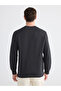 Lcwaikiki Classicanthracite Crew Neck Men's Sweatshirt - 4