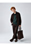 Brown Regular Fit Boys' Gabardine Trousers from Giyçık Store