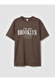Brown standard fit new york bas Printed cake kids t-shirt by gülüs gi̇yi̇m