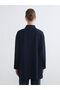 Lcw Modest Navy Blue Tie Detail Women's Shirt Tunic - 4