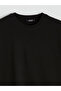 Black Crew Neck Women's T-Shirt - 6