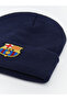 Create Your Style with Uzg Store Navy Blue Barcelona Embroidered Men's Knitwear Beanie - 3