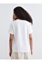 White Crew Neck Women's T-Shirt - 4
