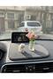 Cute Mini Rabbit and Pink Flower Vase Miniature Car Glove Box Accessory Home Decoration Ornament - 3