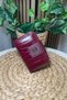 Women's Burgundy Wallet - Card Holder Detailed - Fibag - 2