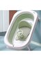 Baby Bath Seat, Non-Slip Mat, Portable, with Backrest & Suction Cups, 6-24 Months (Green Round) - 4