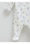 İncibaby 100% Cotton Marine Sailor Detailed Baby Boy Jumpsuit New Season 2026 - 5