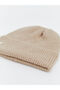 Mg trend'en brown basic women's knit beanie - 3