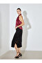Özmarka New Season Slim Fit Sequined Slit Skirt