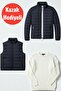 Transitional Men's 3-Piece Combination Set |   Inflatable Coat + Vest + Gift Knit Sweater