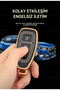 Ford Compatible Focus, Fiesta, Mondeo, Kuga, Puma C Max, B Max Gold Edge Tpu Key Case Cover (Black) - 7