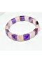 Amethyst & Pink Quartz Natural Stone Model Bracelet - 2