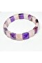 Amethyst & Pink Quartz Natural Stone Model Bracelet - 5
