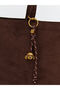 Suede Look Women's Shoulder Bag - 3