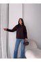 Women's Zippered Half Fisherman Hair Braid Sweater - 3