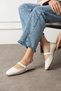 Stylish Buckled Daily Tweed Fabric Comfortable Orthopedic Sole Home Office Shoes